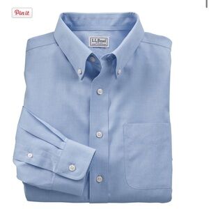 L.L. Bean Men's Light Blue Dress Shirt